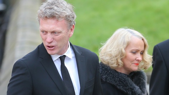 Manchester United's David Moyes - formerly a player and manager at Deepdale - attended the ceremony