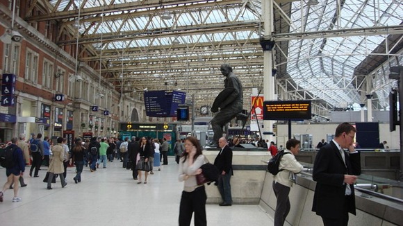 The concourse at Waterloo Station