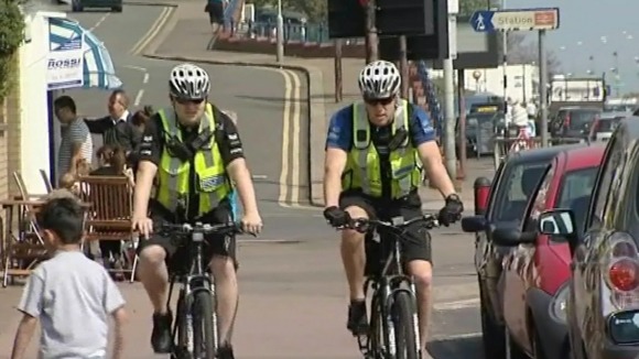 Around 25 officers in Southend are trained on bikes