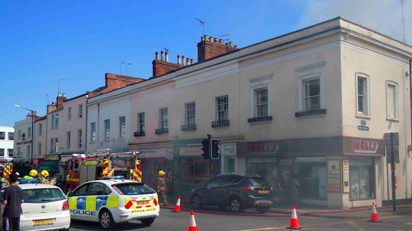 Fire in Leamington