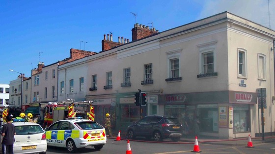 Fire in Leamington