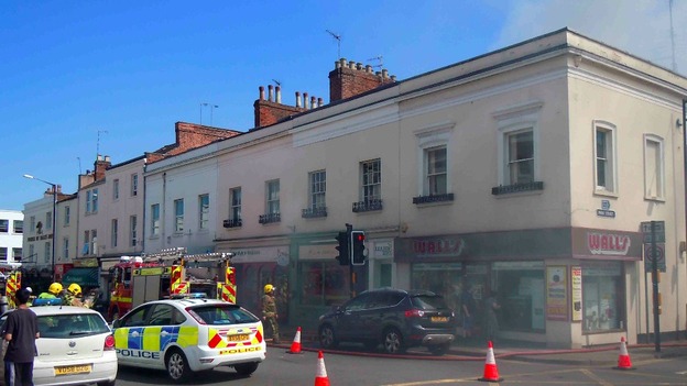 Fire in Leamington