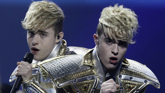 Ireland hopefuls, Jedward, in rehearsals ahead of tomorrow's final 