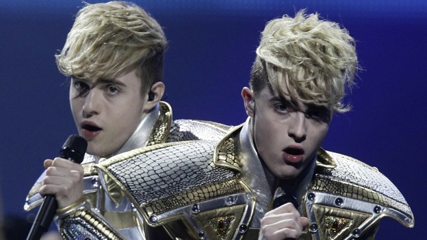 Ireland hopefuls, Jedward, in rehearsals ahead of tomorrow's final