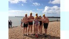 Charley and fellow swimmers