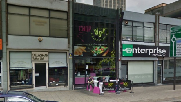 The Chop and Wok in Suffolk Street, Birmingham city centre