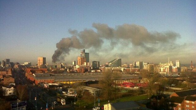 The fire started at the plant in Duncan Street last night