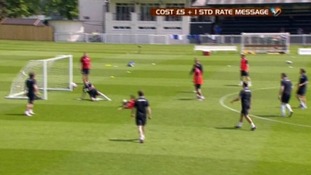 Two of the region's music stars have been practicing ahead of a big performance this weekend at Old Trafford.