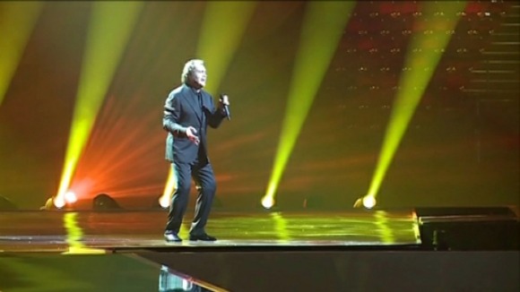 Humperdinck rehearsing yesterday