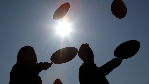 Pancake toss