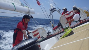 The team on board