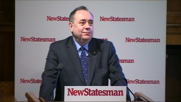 Alex Salmond speaking on Tuesday night in Westminster