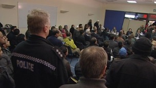 Around 150 people turned up for the meeting.