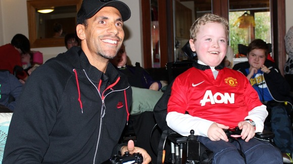 Rio Ferdinand at Francis House Children’s Hospice