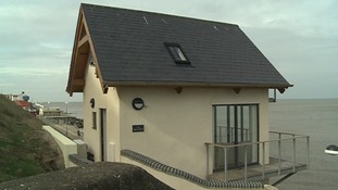 The converted toilet block.