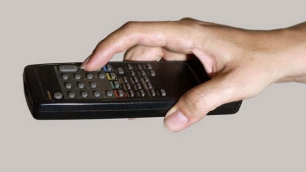 A TV remote control