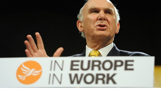Vince Cable has stepped up the coalition row over immigration