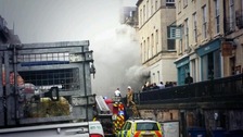 Fire at Moles nightclub in Bath