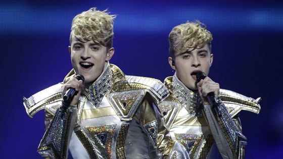 Ireland's Jedward couldn't improve upon their eighth placed scored in last year's contest.