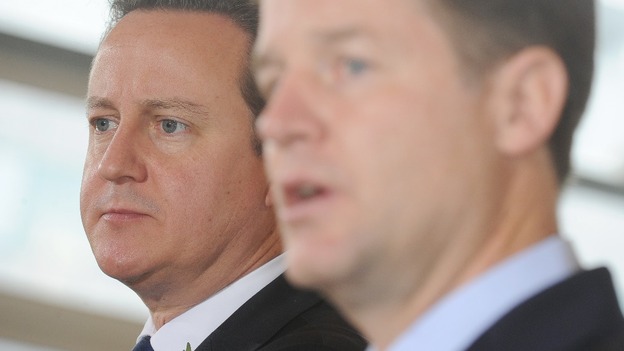 Prime Minister David Cameron and Deputy Prime Minister Nick Clegg