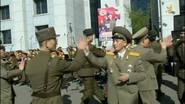 Hand-clapping forms part of the dance routine