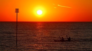 Sunset at Heacham, Norfolk