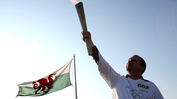 torchbearer with torch