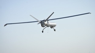 A file photo of a drone - not necessarily the one used in the alleged smuggle attempt