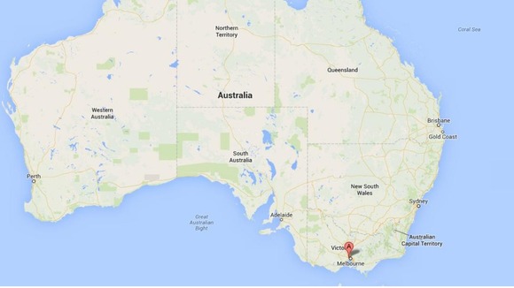 The alleged incident occurred near a prison in Ravenhall, a suburb of Melbourne on Monday.