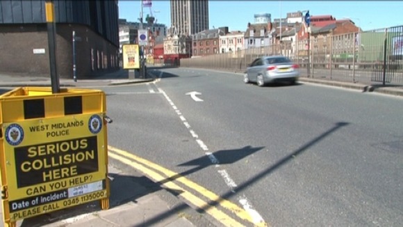 The scene of the accident