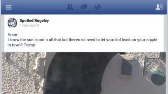 The message which sparked the angry reactions