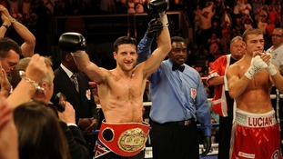 Carl Froch winning world championship