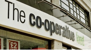 A general view of a Co-operative food store.