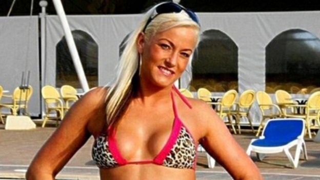 Chantelle Serginson is fighting for life after falling from the balcony of her hotel room in Majorca.