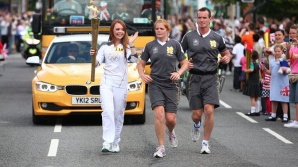 Jade carried the Olympic torch when it came through the region in 2012