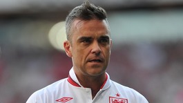 Robbie Williams at Soccer Aid