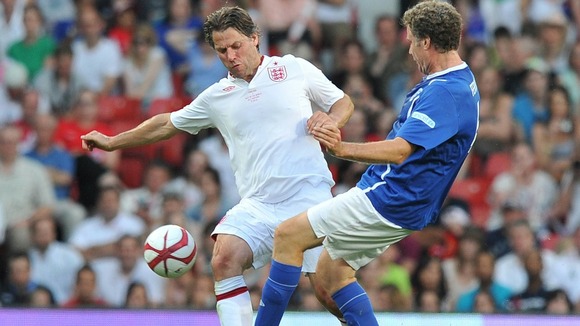 John Bishop (left) and Will Ferrell 