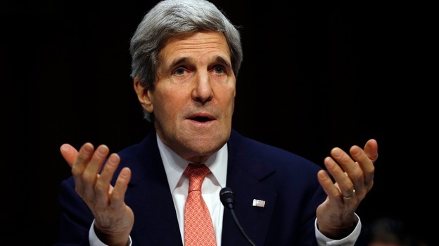 John Kerry speaks during a hearing held by the Subcommittee on State, Foreign Operations, and Related Programmes.