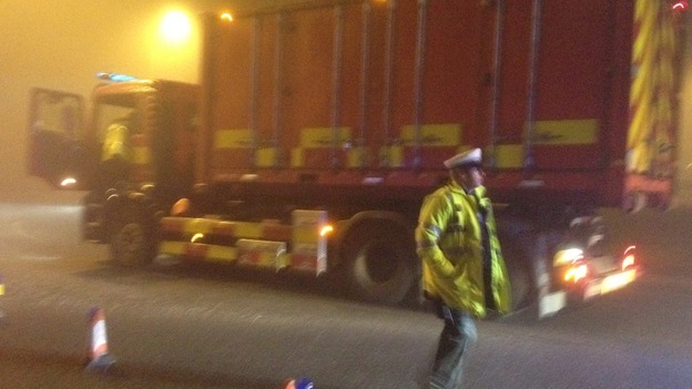 Police have set up a cordon around the crash site