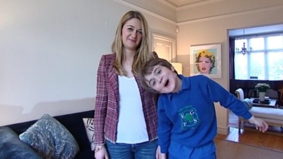 Emily Crossley from Duchenne Children's Trust tells Lawrence McGinty about her son Ely's condition