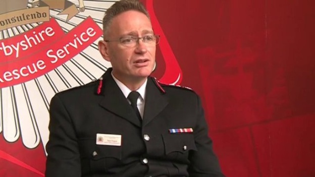 Derbyshire chief fire officer Sean Frayne has been suspended amid allegations of rape