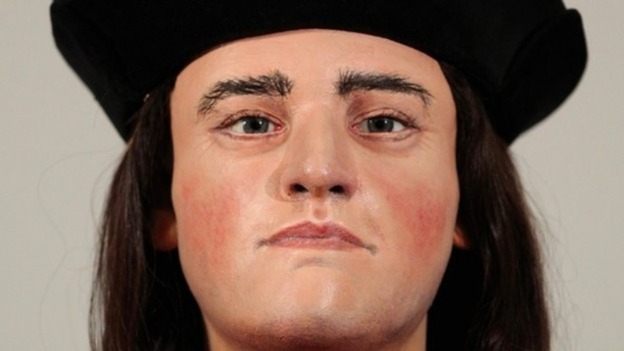 A mock up of Richard III based on research from the Society of Antiquaries