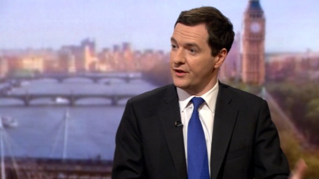 George Osborne says the government has planned a 1% increase in the 40p tax rate.
