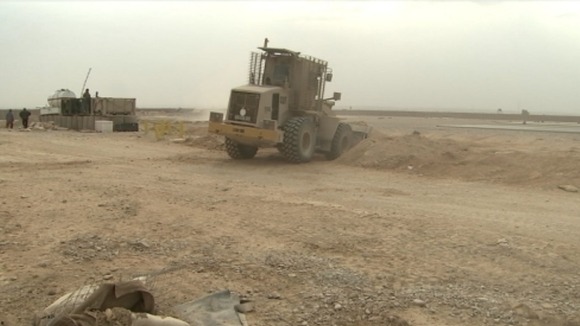 The bulldozers move in.