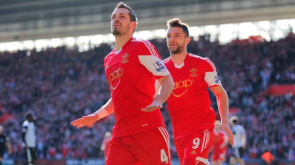Morgan Schneiderlin opens the scoring.