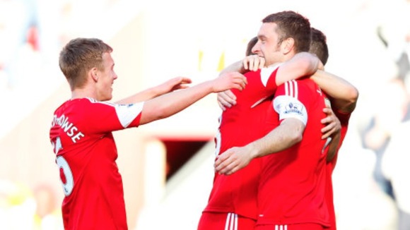 Rickie Lambert adds a second.