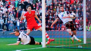 Sam Gallagher seals the win for Southampton.