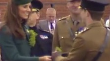 Kate joins the Army's St Patrick's Day celebrations