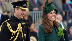 Wills and Kate celebrate St Patrick's Day