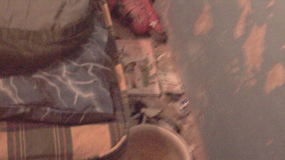 The boy was forced to live in filthy conditions